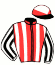 Casaque du jockey de Permiso Milonga