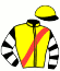 Casaque du jockey de Sagui Dourada