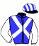 Casaque du jockey de Justificada