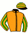 Casaque du jockey de El Boticario