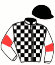 Casaque du jockey de Mubarak