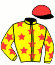 Casaque du jockey de Siete Del Nueve