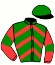 Casaque du jockey de Blue Dubai