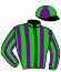 Casaque du jockey de Malibu Queen